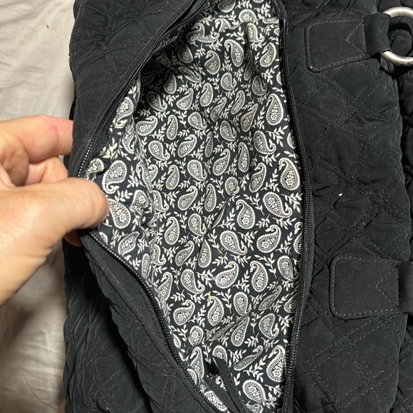 Vera Bradley large duffel with pockets. All working zippers/Straps. Like new. - Picture 2 of 2